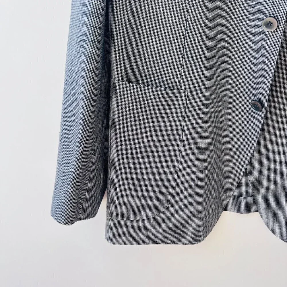 Boglioni Men woven cotton sport coat, Gray